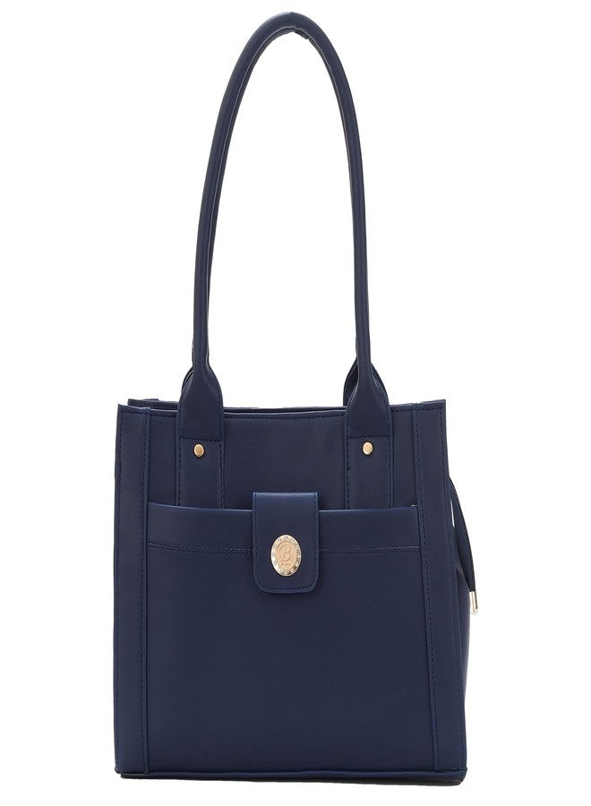 Airish Handbag Shoulder Bag For Girls & Women, Blue - Image 4
